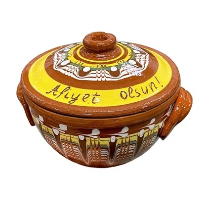 Снимка на ГЛИНЕН ГЮВЕЧ 650MЛ.*6БР. С НАДПИС "AFIYET OLSUN "