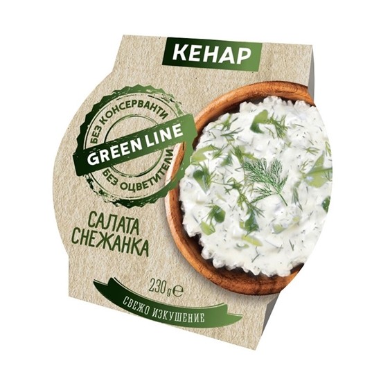 Снимка на САЛАТА СНЕЖАНКА БЕЗ КОНСЕРВАНТИ 230ГР.КЕНАР