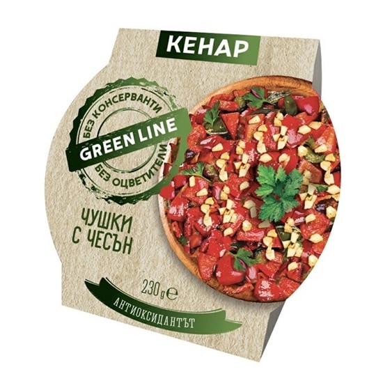 Снимка на ПЕЧЕНИ ЧУШКИ С ЧЕСЪН БЕЗ КОНСЕРВАНТИ  230ГР.КЕНАР