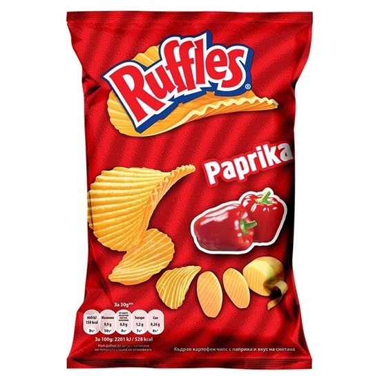 Снимка на ЧИПС RUFFLES 140ГР.*21БР. ПАПРИКА