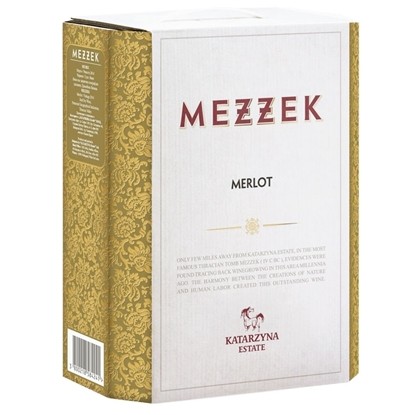 Снимка на ВИНО МЕЗЕК МЕРЛО 3Л.*4БР.