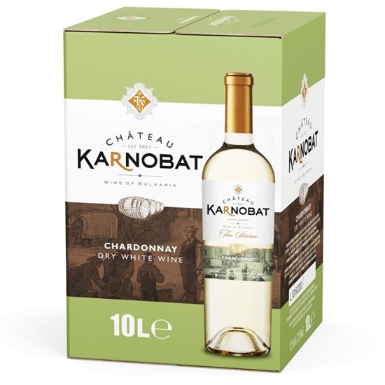 Снимка на ШАТО КАРНОБАТ  ШАРДОНЕ 10Л.