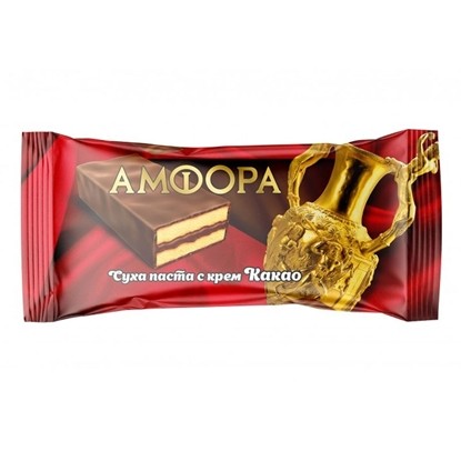 Снимка на СУХА ПАСТА АМФОРА КРЕМ КАКАО 70ГР.*16БР.