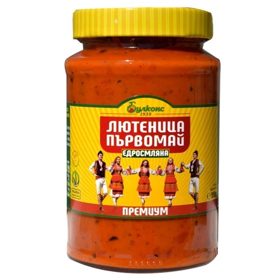 Снимка на ЛЮТЕНИЦА ЕДРОСМЛЯНА ПРЕМИУМ ПЪРВОМАЙ 510ГР.*6БР.
