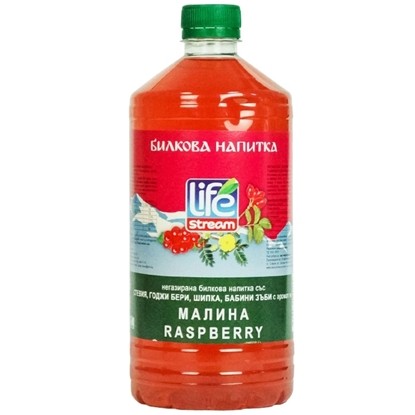Снимка на БИЛКОВА НАПИТКА ЛАЙФ МАЛИНА 1Л.*6БР.