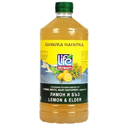 Снимка на БИЛКОВА НАПИТКА ЛАЙФ ЛИМОН И БЪЗ 1Л.*6БР.