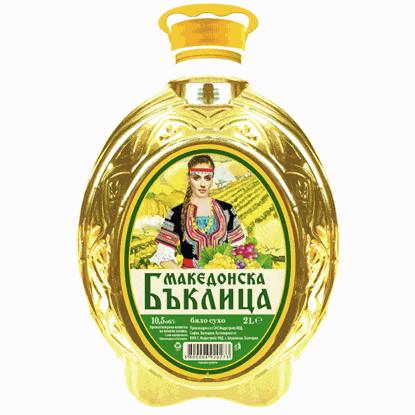 Снимка на МАКЕДОНСКА БЪКЛИЦА БЯЛО ВИНО 2Л*4БР. КАРНОБАТ