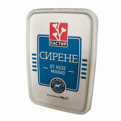 Снимка на КОЗЕ СИРЕНЕ ПВЦ 400ГР.*12БР. ПАСТИР /ПРЕВОДИ/ - ЦЕНА ЗА БР.