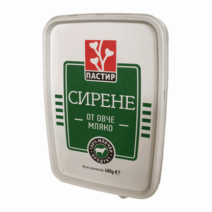 Снимка на ОВЧЕ СИРЕНЕ ПВЦ 400ГР.*12БР. ПАСТИР /ПРЕВОДИ/-ЦЕНА ЗА БР.