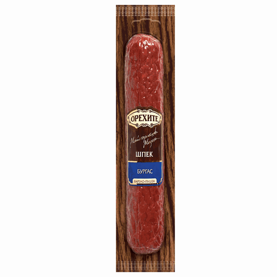 Picture of ШПЕК САЛАМ БУРГАС ОРЕХИТЕ 230ГР. ВАКУУМ - ЦЕНА ЗА БР.
