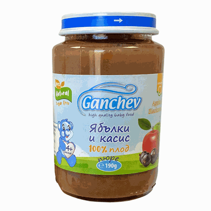 Снимка на ПЮРЕ ЯБЪЛКА И КАСИС 190ГР.*6БР. ГАНЧЕВ