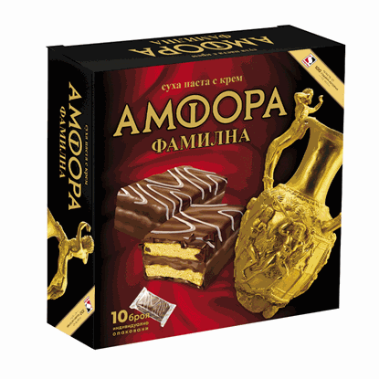 Снимка на СУХА ПАСТА АМФОРА КРЕМ КАКАО 350ГР.*12БР.