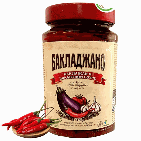 Снимка на ПАТЛАДЖАН В ПИКАНТЕН СОС 470ГР.*6БР. БУЛКОНС