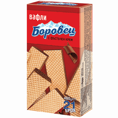 Снимка на ВАФЛИ БОРОВЕЦ /21-ЦА/ 480ГР.*24БР. КУТИЯ