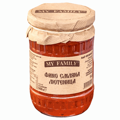 Снимка на ЛЮТЕНИЦА MY FAMILY ФИНО СМЛЯНА  560ГР.*6БР.