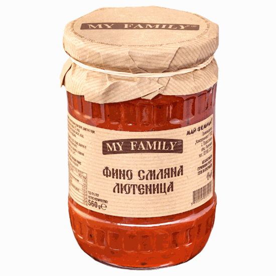 Снимка на ЛЮТЕНИЦА MY FAMILY ФИНО СМЛЯНА  560ГР.*6БР.