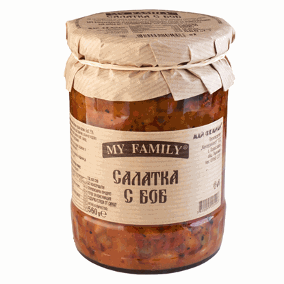 Снимка на САЛАТКА С БОБ 560ГР.*6БР. MY FAMILY