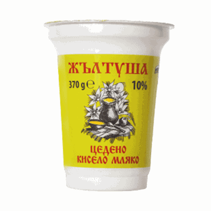Снимка на ЦЕДЕНО КИСЕЛО МЛЯКО 10% 370ГР.*12БР. ЖЪЛТУША