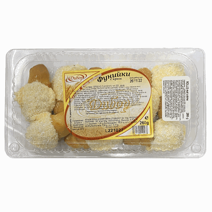 Снимка на ФУНИЙКИ С КРЕМ 260ГР.*20БР. ДИБОР