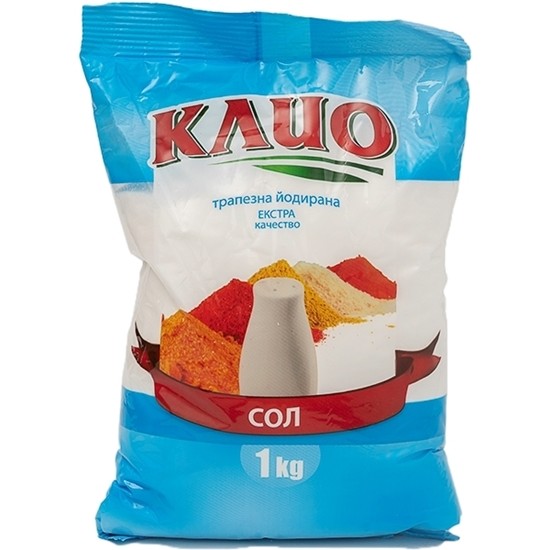 Снимка на СОЛ КЛИО ТРАПЕЗНА 1КГ.*10БР.