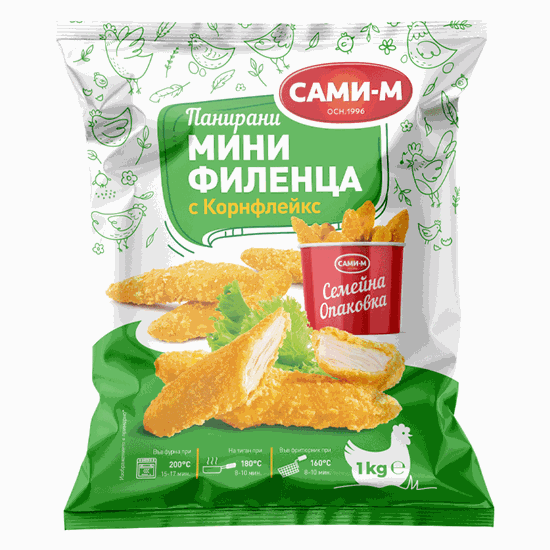 Снимка на ПАНИРАНИ МИНИ ПИЛЕШКИ ФИЛЕНЦА 1КГ.*6БР. САМИ-М