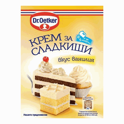 Picture of КРЕМ ЗА СЛАДКИШИ ВАНИЛИЯ 50ГР.*30БР. Д-Р ЙОТКЕР