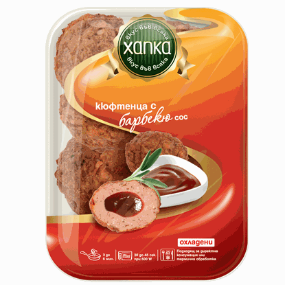 Снимка на ХАПКА СГОТВЕНИ КЮФТЕНЦА С БАРБЕКЮ СОС 220ГР.*12БР. ПИКАНТ