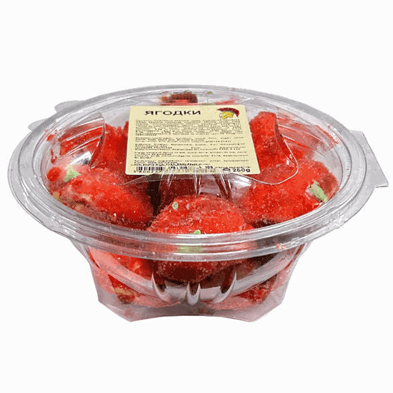Снимка на СЛАДКИ ЯГОДКИ КУТИЯ 250ГР.*18БР. КУТИЯ