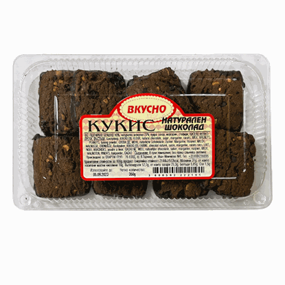 Снимка на КУКИС НАТУРАЛЕН ШОКОЛАД 350ГР.*12БР.