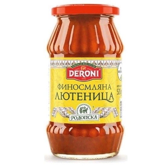 Снимка на ЛЮТЕНИЦА ДЕРОНИ РОДОПСКА ФИНОСМЛЯНА 520ГР.*6БР.