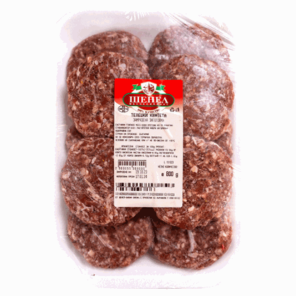 Снимка на ТЕЛЕШКО КЮФТЕ 80ГР.*10БР. ШЕНЕЛ *12БР. - ЦЕНА ЗА ТАРЕЛКА