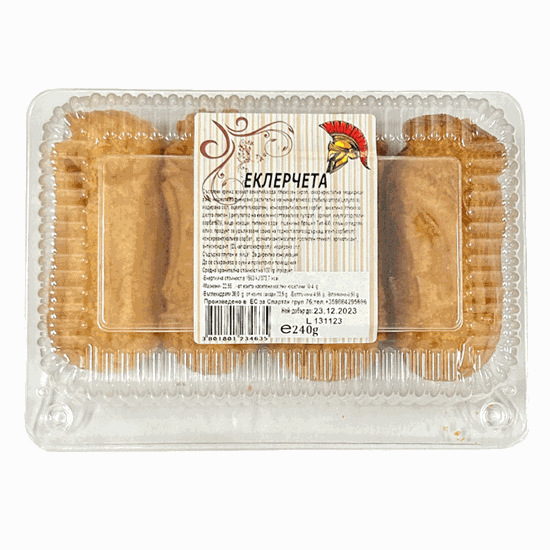 Снимка на ЕКЛЕРЧЕТА 240ГР.*20БР. СПАРТАК - ЦЕНА ЗА БР.