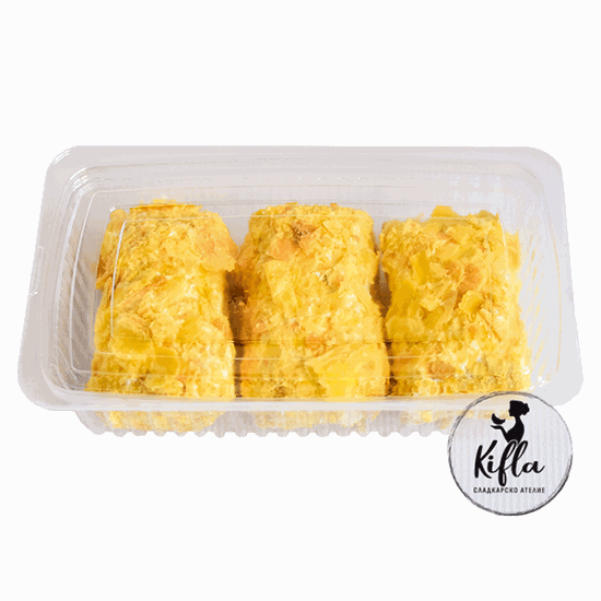 Снимка на БУТЕР ДЕСЕРТ С КРЕМ И КАРАМЕЛ 240ГР.*6БР. "КИФЛА"