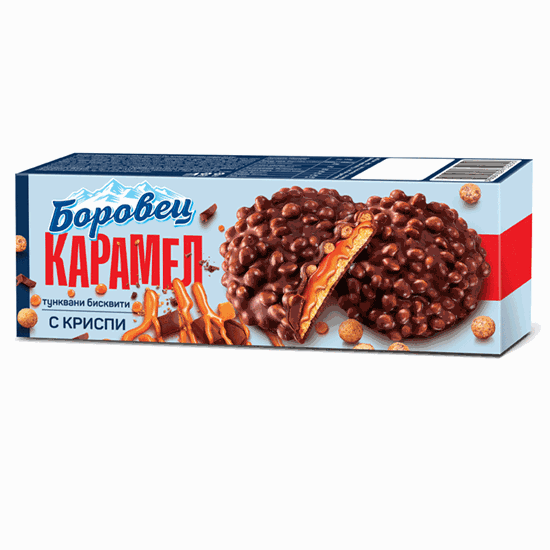 Снимка на ТУНКВАНИ БИСКВИТИ С КРИСПИ 180ГР.*24БР. БОРОВЕЦ