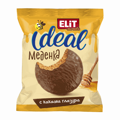 Picture of МЕДЕНКА ИДЕАЛ КАКАОВА ГЛАЗУРА 50ГР*24БР.