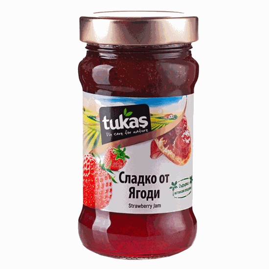 Снимка на КОНФИТЮР "ТУКАШ" ЯГОДА 380ГР.*12БР.