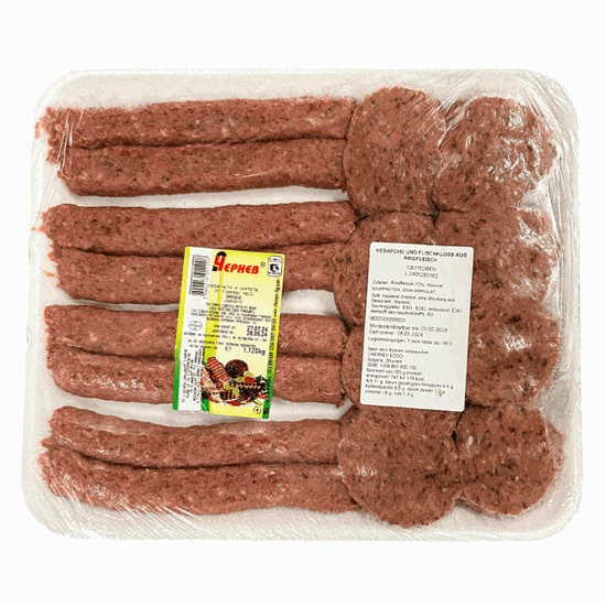 Снимка на МИКС ТЕЛЕШКИ КЮФТЕ И КЕБАПЧЕ 70ГР.*16БР. ЧЕРНЕВ