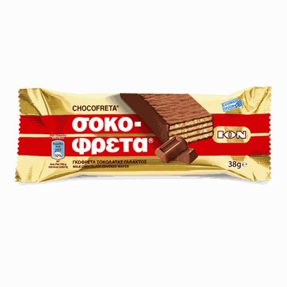 Снимка на ВАФЛА ION С МЛЕЧЕН ШОКОЛАД 38ГР.*20БР. - ЦЕНА ЗА БР.