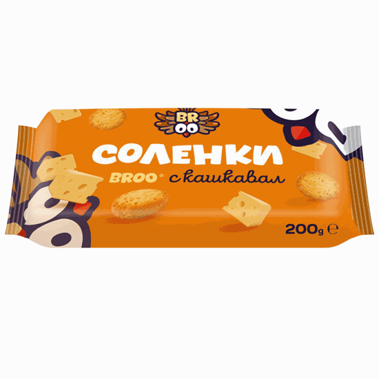 Picture of СОЛЕНКИ БРОО С КАШКАВАЛ 190ГР.*12БР.
