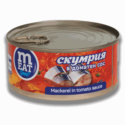 Снимка на СКУМРИЯ В ДОМАТЕН СОС 160ГР.*36БР. МАРАЙДА