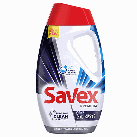 Снимка на САВЕКС ТЕЧЕН 945МЛ.*6БР. PREMIUM BLACK & DARK