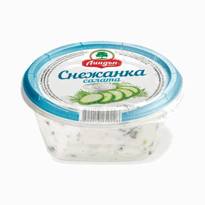 Снимка на МЛЕЧНА САЛАТА /СНЕЖАНКА / 200ГР.*18БР. ЛИНДЪН