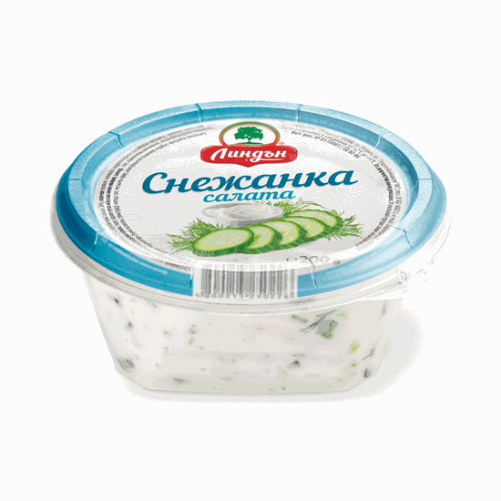 Снимка на МЛЕЧНА САЛАТА /СНЕЖАНКА / 200ГР.*18БР. ЛИНДЪН