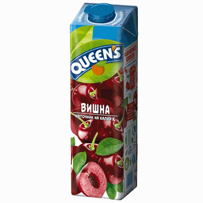 Снимка на НАТУРАЛЕН СОК ВИШНА 1Л.*12БР. КУИНС