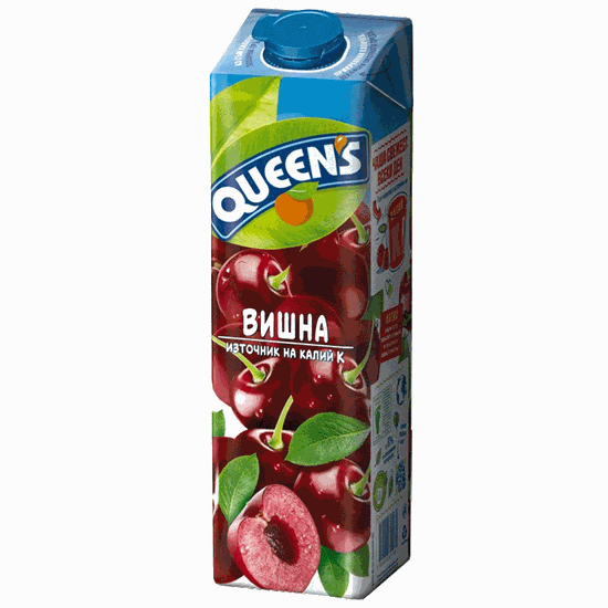 Снимка на НАТУРАЛЕН СОК ВИШНА 1Л.*12БР. КУИНС