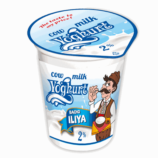 Снимка на КИСЕЛО МЛЯКО 2% БАЧО ИЛИЯ 400ГР*8БР.