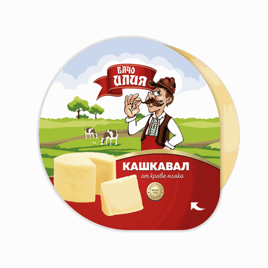 Снимка на КРАВЕ КАШКАВАЛ БАЧО ИЛИЯ 200ГР.*24БР.ПИТА - ЦЕНА ЗА БР.
