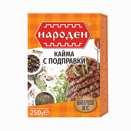 Снимка на КАЙМА НАРОДНА С ПОДПРАВКИ  250ГР.*40БР.