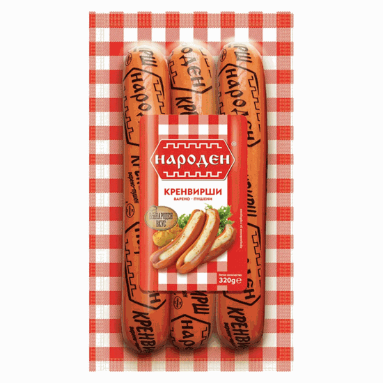 Снимка на КРЕНВИРШ НАРОДЕН 300ГР.*30БР. ВАКУУМ - ЦЕНА ЗА БР.