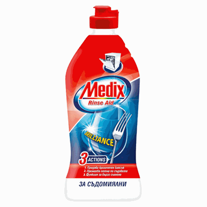 Снимка на ПРЕПАРАТ ЗА ИЗПЛАКВАНЕ СЪДОМИЯЛНА 415МЛ.*18БР. МЕДИКС RINSE AID